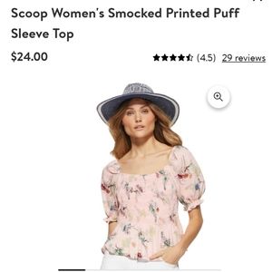 Cute pink puff sleeved top for spring!